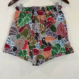 FARM RIO for Anthropologie High Rise Elastic Waist Swing Shorts Size Small NWT